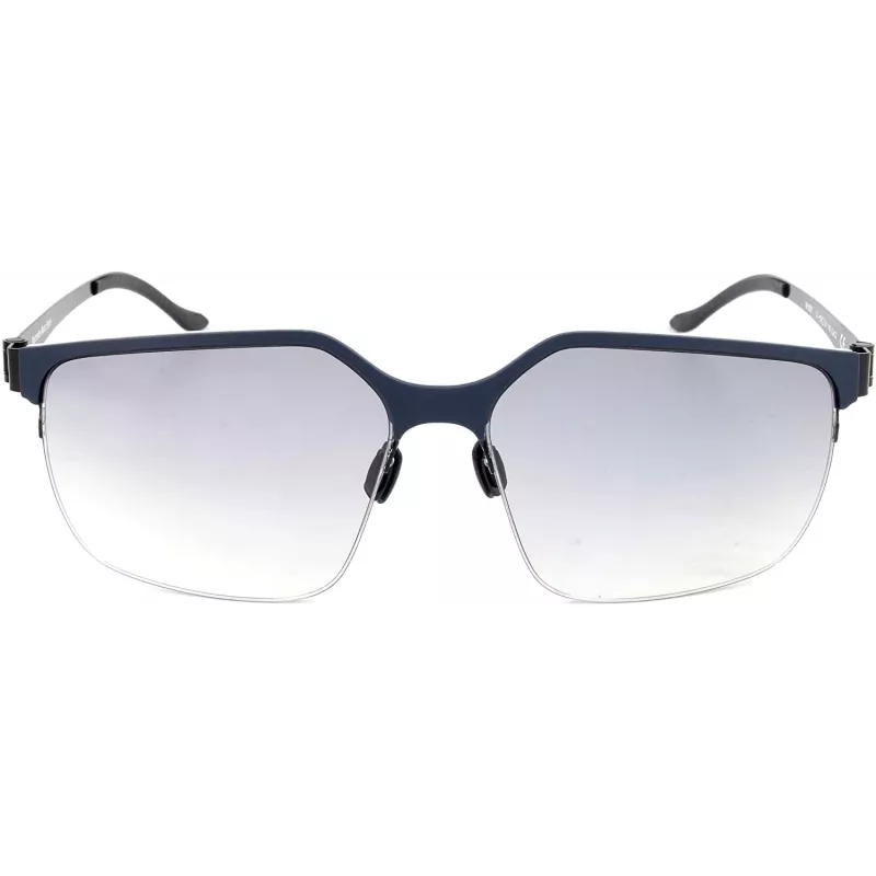 Mercedes-Benz Gafas de sol para hombre M1037-D Montura metálica estilo piloto/aviador Lentes grises 58 mm