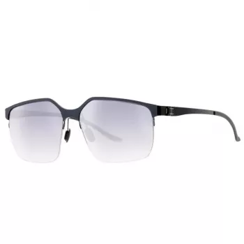 Mercedes-Benz Gafas de sol para hombre M1037-D Montura metálica estilo piloto/aviador Lentes grises 58 mm