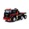 Mercedes camión + remolque XMX622B juguete a batería con luces LED y LCD rojo