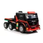 Mercedes camión + remolque XMX622B juguete a batería con luces LED y LCD rojo