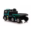 Camión eléctrico infantil Mercedes XMX622B con remolque, LCD, azul