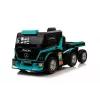 Camión eléctrico infantil Mercedes XMX622B con remolque, LCD, azul