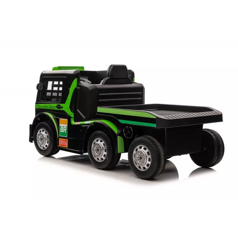 Mercedes camión + remolque XMX622B juguete a batería con LCD verde