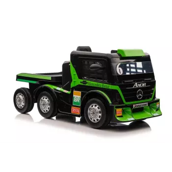 Mercedes camión + remolque XMX622B juguete a batería con LCD verde