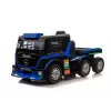 Mercedes camión + remolque XMX622B juguete a batería con LCD azul marino