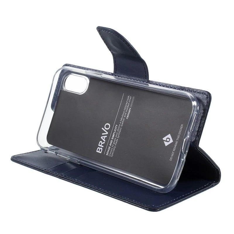 Mercury Apple iPhone X/XS Bravo Diary azul marino