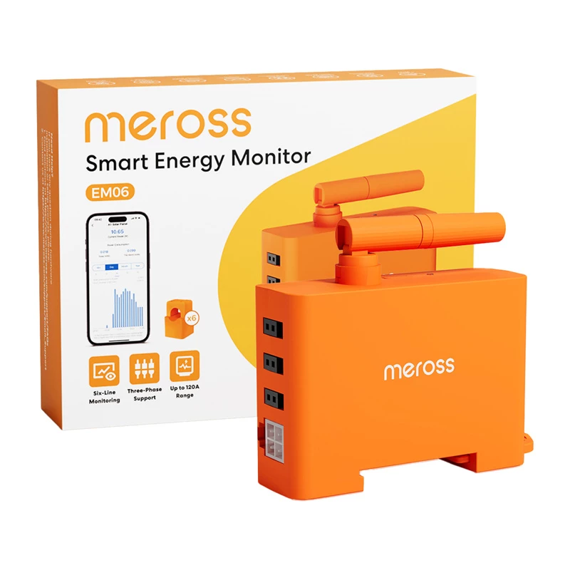 MEROSS EM06P-EU Monitor de energía Wi-Fi inteligente