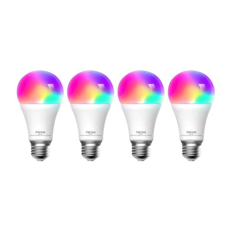 Bombilla LED inteligente WiFi Meross MSL120 (HomeKit) (pack de 4)