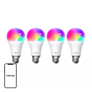 Bombilla LED inteligente WiFi Meross MSL120 (HomeKit) (pack de 4)