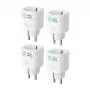 Enchufe inteligente MEROSS MSS315CFH-EU con monitorización de energía (Matter) (pack de 4)