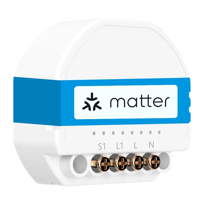 Interruptor Wi-Fi inteligente MEROSS MSS815MAQUA-UN pack de 4 (2,4 GHz, enchufe US, no requiere hub)