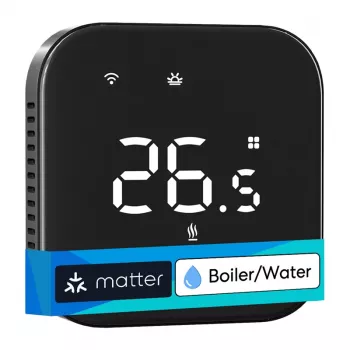 MEROSS MTS215BMA-B(EU) Termostato Wi-Fi inteligente (Negro)