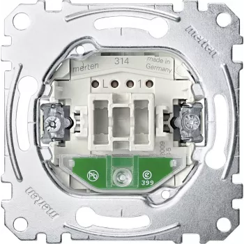 Merten mecanismo de interruptor con tarjeta 1 polo con piloto de control separado MEG3760-0000