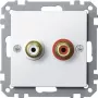 Merten MEG4350-0319 Toma de corriente Schuko 1 enchufe blanco polar brillante