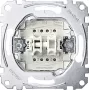 Merten System M mecanismo de pulsador doble 2 NA 10A 250V AC empotrar MEG3055-0000