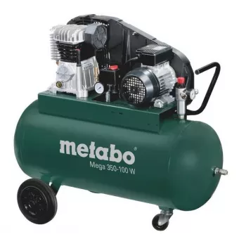 Compresor Metabo MEGA 350-100 W 230V 90L 10bar 250L/min compresor de correa lubricado por aceite