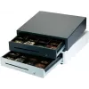 Metapace K-1 Cajón portamonedas blanco (mpk1w-c) - 8 compartimentos para monedas y 8 para billetes, RJ11/RJ12, 24V, cerradura con llave