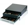 Metapace K-1 Cajón portamonedas blanco (mpk1w-c) - 8 compartimentos para monedas y 8 para billetes, RJ11/RJ12, 24V, cerradura con llave