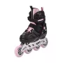 Meteor Urbo patines en línea ajustables negro-rosa talla 34-37