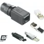 METZ BTR carcasa de conector IP67 variante 4 calidad industrial (1401045002KE)