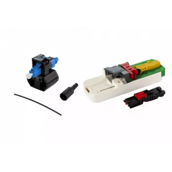 METZ CONNECT BTR NETCOM 1509QAJO002C-E Conector de fibra óptica LC/UPC, OS2 monomodo, paquete de 20