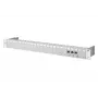 METZ CONNECT 130920-E panel de parcheo 1U de 24 puertos, en ángulo de 90°, vacío, gris claro 130920-E-90