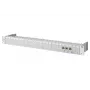 METZ CONNECT 130B11P0-E Panel de parcheo blindado Cat6a de 24 puertos, montaje en rack 1U, IDC sin herramientas, T568A/B, 500 MHz, PoE+ 130B11P0-E-90