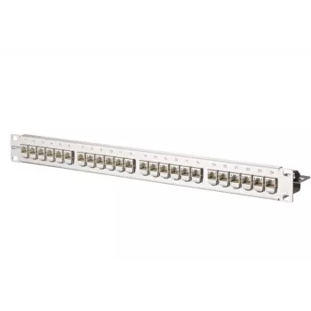 METZ CONNECT C6Amodul panel de parcheo de 24 puertos, 1U, acero inoxidable 130B11P1-E-90