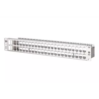 METZ CONNECT BTR E-DAT modul Patch Panel 48 puertos 1,5U apantallado Cat.6A negro 130924-00-E
