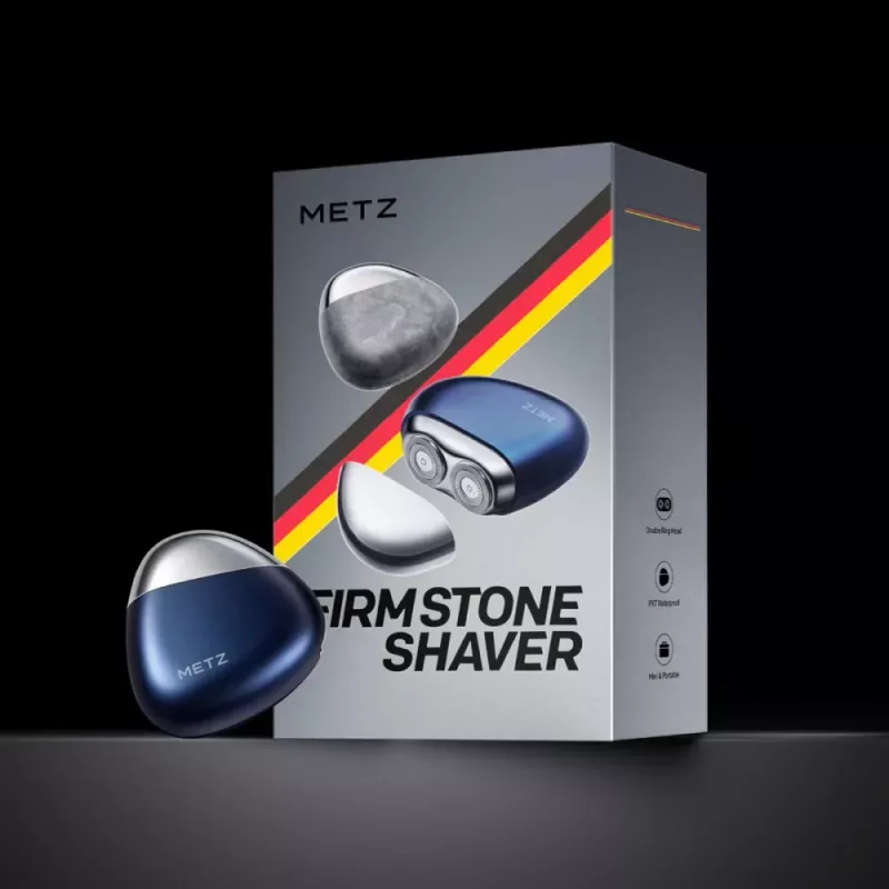 Afeitadora Firm Stone Metz MZPS021, gris roca
