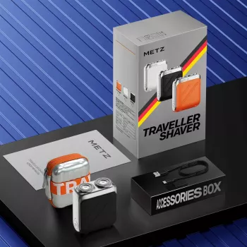 Metz Traveller Shaver, naranja