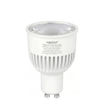 MIBOXER FUT106 GU10 foco LED 6W RGB-CCT regulable 450lm 2700-6500K Mi-Light