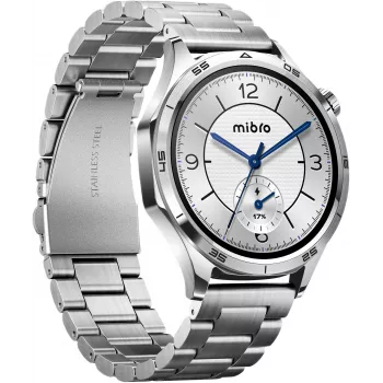 Smartwatch Mibro Watch GT, plateada, 2 correas