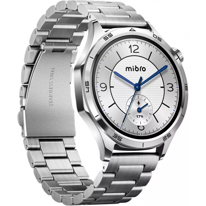 Mibro Watch GT smartwatch, plata, 2 correas