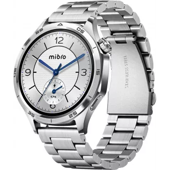 Smartwatch Mibro Watch GT, plateada, 2 correas