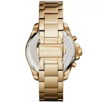 Michael Kors Bradshaw Reloj cronógrafo de mujer de acero inoxidable tono oro rosa MK6095