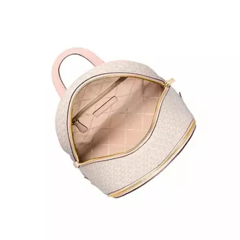 Michael Kors Grab Mochila 35S5GRAB6VCRN Vanilla/Acorn Coated Canvas