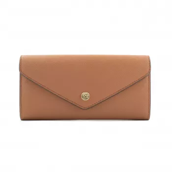 Michael Kors Greenwich Bolso bandolera de piel Saffiano Luggage 35F3GTVE7LLUG