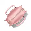 Michael Kors Greenwich Bolso bandolera satchel de mujer, Powder Blush, piel Saffiano, 32x26x14 cm