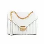Bolso bandolera Michael Kors Gwen 35R4GWHL6UOPT lona recubierta Signature herrajes tono dorado