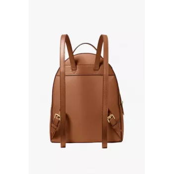 Michael Kors Hudson Mochila Luggage Brown Signature Coated Canvas Mujer 35F3G6HB6LLUG