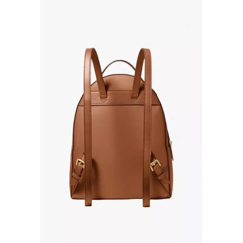 Michael Kors Hudson Mochila Luggage Brown Signature Coated Canvas Mujer 35F3G6HB6LLUG