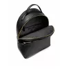 Michael Kors Hudson Mochila pequeña de piel granulada negra 31x26x13cm