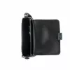 Michael Kors Jet Set Bolso bandolera negro lona recubierta con estampado de logotipo Signature