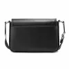 Michael Kors Jet Set Bolso bandolera negro lona recubierta con estampado de logotipo Signature
