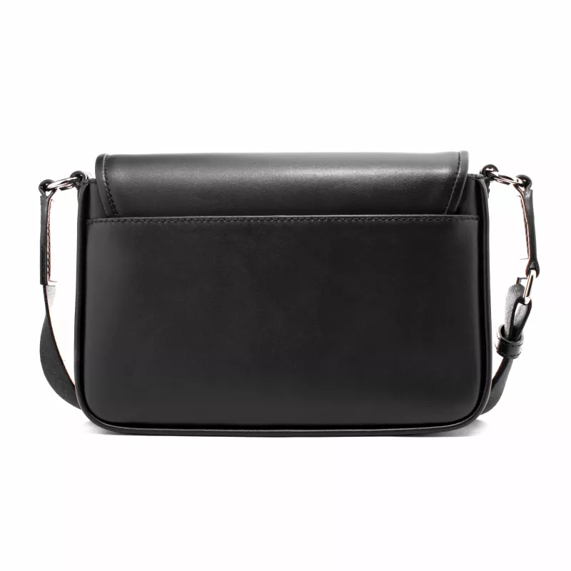 Michael Kors Jet Set Bolso bandolera negro lona recubierta con estampado de logotipo Signature