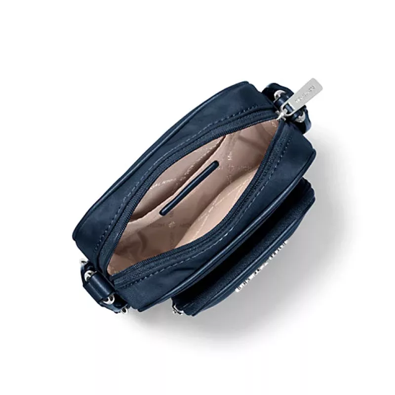 Michael Kors Jet Set Bolso bandolera Navy piel saffiano 35T5S5FC5CNAV