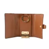 MICHAEL KORS Jet Set Travel tarjetero marrón PVC Signature