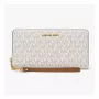MICHAEL KORS Jet Set Travel cartera continental 35S6GTVE9BVAN en lona recubierta vainilla