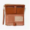 Michael Kors Jet Set Travel monedero continental con correa 35F8GTVW0LLUG - piel Saffiano, luggage, herrajes tono dorado